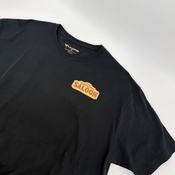 Birddogs Other - Birddogs Mens Wyatt Slurps Saloon Graphic T-Shirt Black XL Cotton Short Sleeve